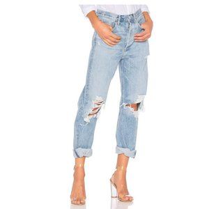 Agolde Light Blue Straight Leg Jeans